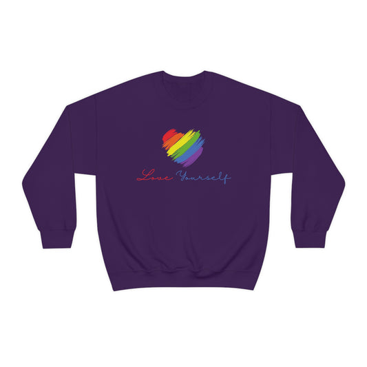 Love Yourself Rainbow Sweatshirt